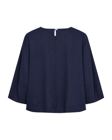 Bluse - FQLava - Navy - FREEQUENT