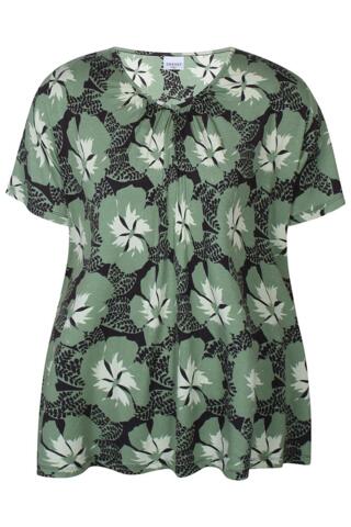 Bluse - Cindy - Cactus Green - Zhenzi