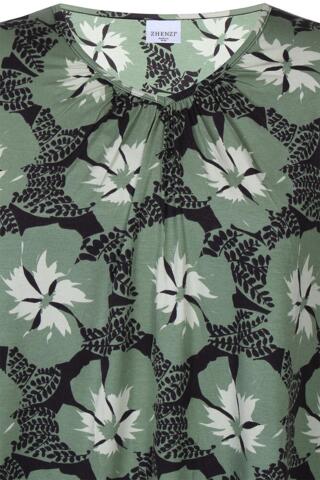 Bluse - Cindy - Cactus Green - Zhenzi