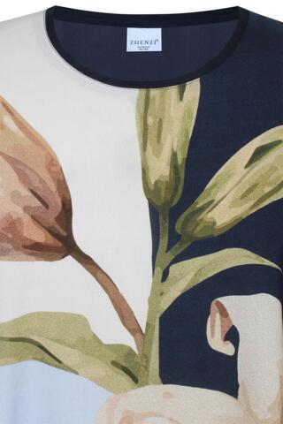 Bluse - Edith - Navy - Zhenzi