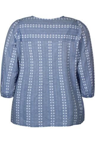 Bluse - Haley - Navy - Zhenzi