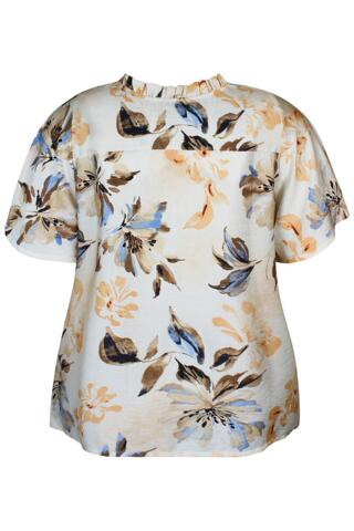 Bluse - Freya - Navy - Zhenzi