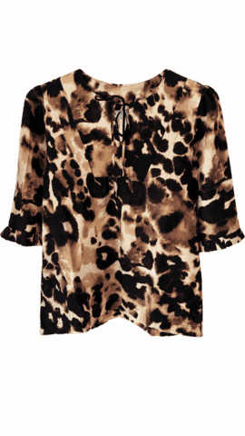 Bluse - Ze-Dagmar - Brun - ZE-ZE