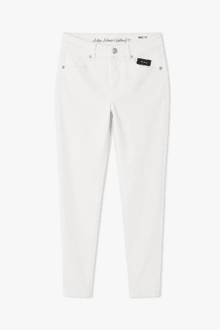 Jeans - Angelika Slim Fit 7/8 - Hvid - Anna Montana