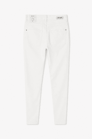 Jeans - Angelika Slim Fit 7/8 - Hvid - Anna Montana