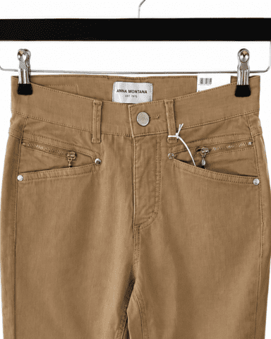 Jeans - Angelika Slim Fit 7/8 - Sand - Anna Montana