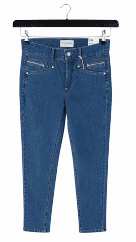 Jeans - Angelika Slim Fit 7/8 - Lys Denim - Anna Montana