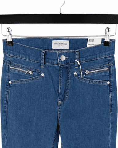 Jeans - Angelika Slim Fit 7/8 - Lys Denim - Anna Montana