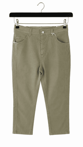 Capri bukser - Dora Comfort Flexi - Lys Oliven - Anna Montana