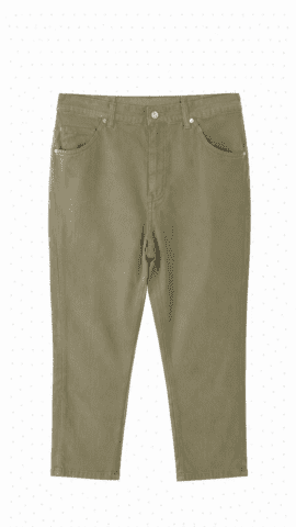 Capri bukser - Dora Comfort Flexi - Lys Oliven - Anna Montana