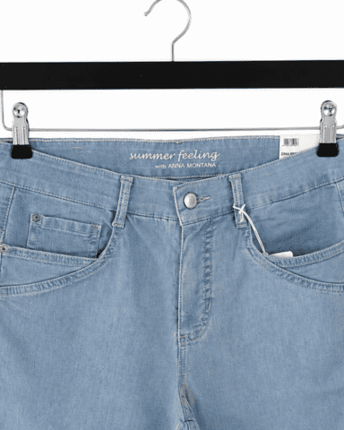 Shorts - Milano Dina Straight - Bleached - Anna Montana
