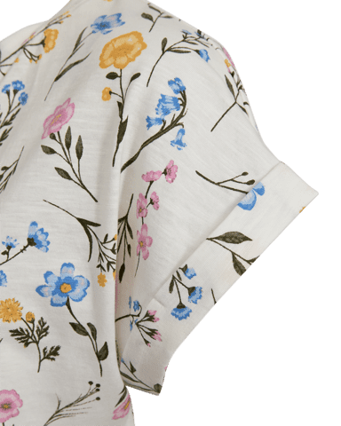 T-shirt - FQViva - Off-white W. Golden - FREEQUENT