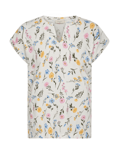 T-shirt - FQViva - Off-white W. Golden - FREEQUENT