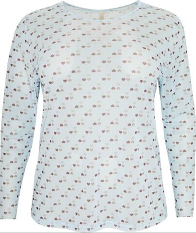 Meshbluse - Gwenna - Blue Combi - Cassiopeia