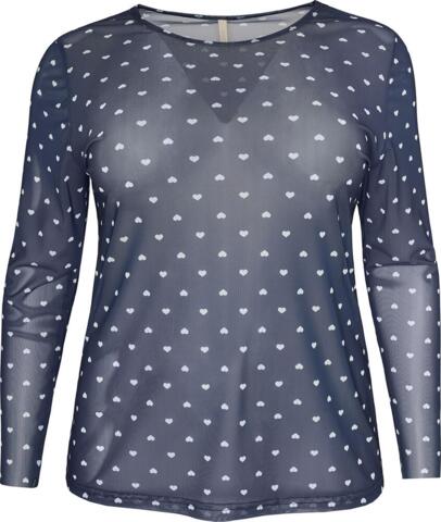 Meshbluse - Gwenna - Navy Combi - Cassiopeia