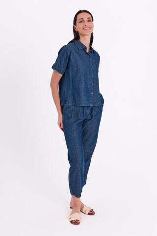 Bukser - FQEsronda - Blue Denim - FREEQUENT