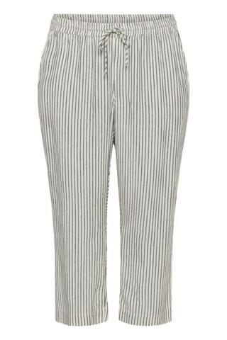 Bukser - KCmille Cropped - Striped - KAFFE Curve