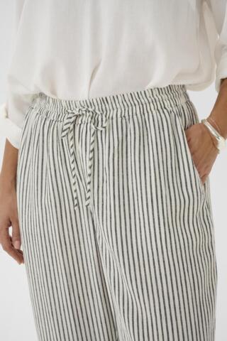 Bukser - KCmille Cropped - Striped - KAFFE Curve