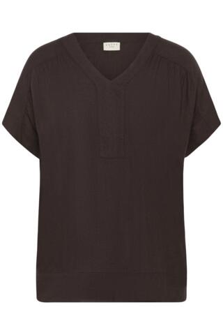 Bluse - KCmille Wing - Black Coffee - KAFFE Curve
