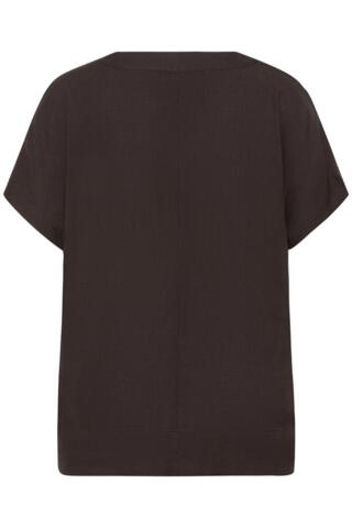 Bluse - KCmille Wing - Black Coffee - KAFFE Curve