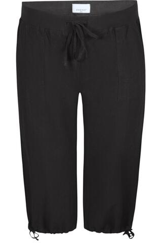 3/4 Bukser - Amin - Black - Zhenzi