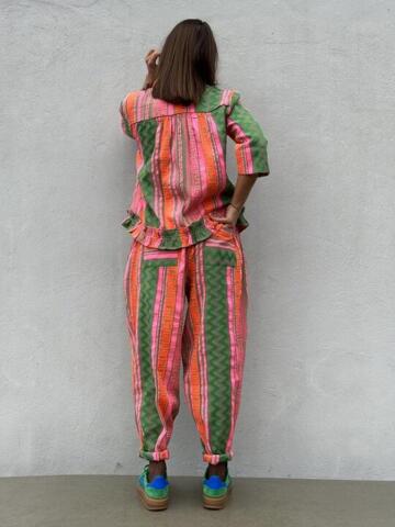 7/8 Bukser - Colorado Jacquard - Multicolor - Gaspar