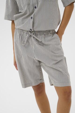 Shorts - KAnaya - Midnight Striped - KAFFE