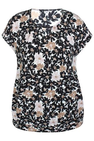 Bluse - Ze-Damini - Brun/Sort - ZE-ZE