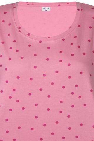 T-shirt - Ze-Disha - Pink/Rød - ZE-ZE