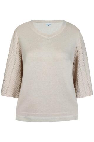 Pullover - Strik - Ze-Dambis - Sand - ZE ZE