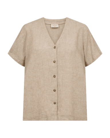 Bluse - FQLava - Sand Melange - FREEQUENT