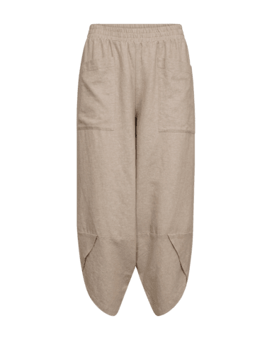 Capri Bukser - FQLava - Sand Melange - FREEQUENT