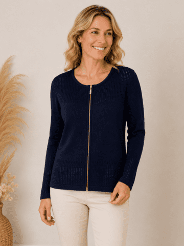 Cardigan - 144 205 - Navy - Micha
