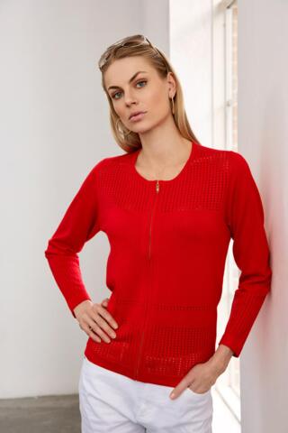 Cardigan - 144 205 - Rød - Micha