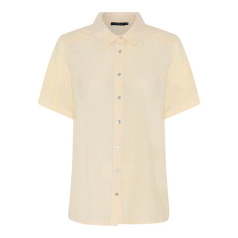 Skjorte - Stribet gul/hvid - MICHA