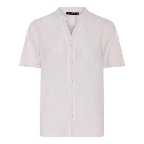 Skjorte - Stribet sand/hvid - MICHA