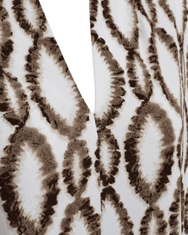 Kjole - FQfloi - White W. Coffee Bean - FREEQUENT