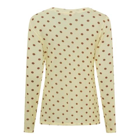 Langærmet T-shirt - Elissa - Giallo - Marta du Château