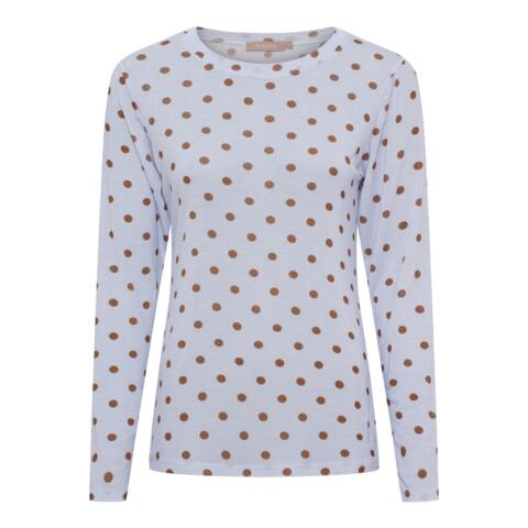 Langærmet T-shirt - Elissa - Celeste - Marta du Château