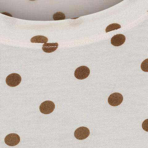 Langærmet T-shirt - Elissa - Beige - Marta du Château