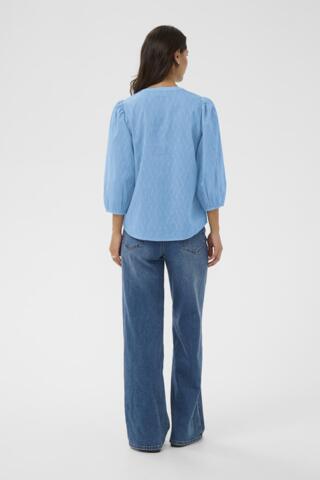 Bluse - KAgabriela - Azure Blue - KAFFE