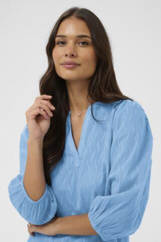 Bluse - KAgabriela - Azure Blue - KAFFE