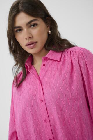 Skjorte - KCgabby - Pink Power - KAFFE Curve