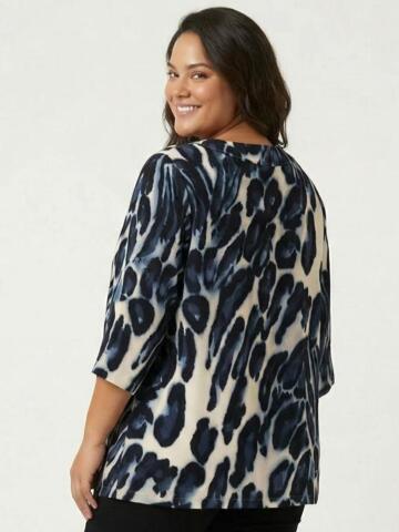 Bluse - PNHilma - Denim Blue - PONT NEUF