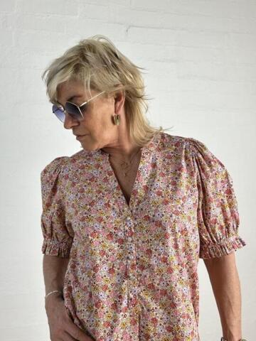 Kjole - Tunø Flower - Rosa Blomsteret - Gaspar