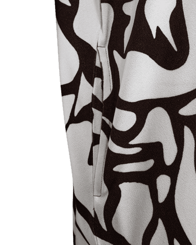 Kjole - FQFLOI-DRESS - Brun og hvid - Freequent