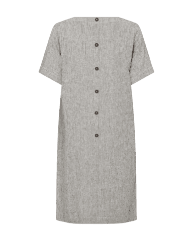 Kjole - FQLAVA-DRESS - Brun og OffWhite - Freequent