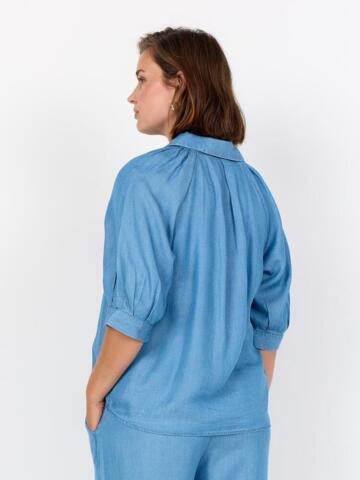 Bluse - WA-Flora 15 - Denim Blue - Wasabi Concept