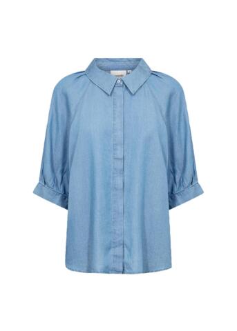 Bluse - WA-Flora 15 - Denim Blue - Wasabi Concept
