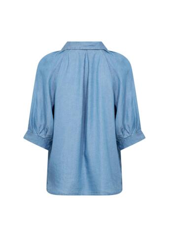 Bluse - WA-Flora 15 - Denim Blue - Wasabi Concept